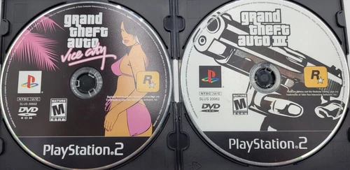 Lot of 2 Grand Theft Auto Games - Playstation 2 PS2 Discs Only