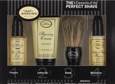 The Art of Shaving Starter Kit Unscented The 4 Elements Of The Perfect Shave NIB