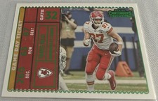 2022 Contenders Football Travis Kelce Kansas City Chiefs Game Day Ticket Green