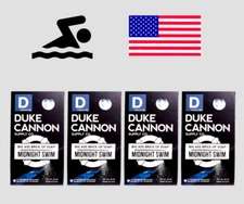 Duke Cannon Midnight Swim Big Ass Brick of Soap 10oz Lot 4 Benefits USA Vets