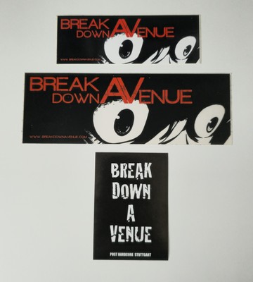 Break Down A Venue (Venues) - 3 Sticker/Aufkleber