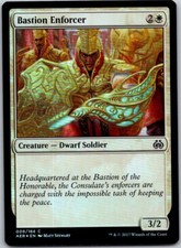 Magic the Gathering Bastion Enforcer Aether Revolt Foil MTG Free Shipping!