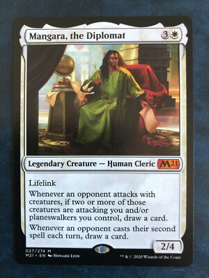 Mangara, the Diplomat (M/NM) - Core Set 2021 - English Magic MTG - In Toploader