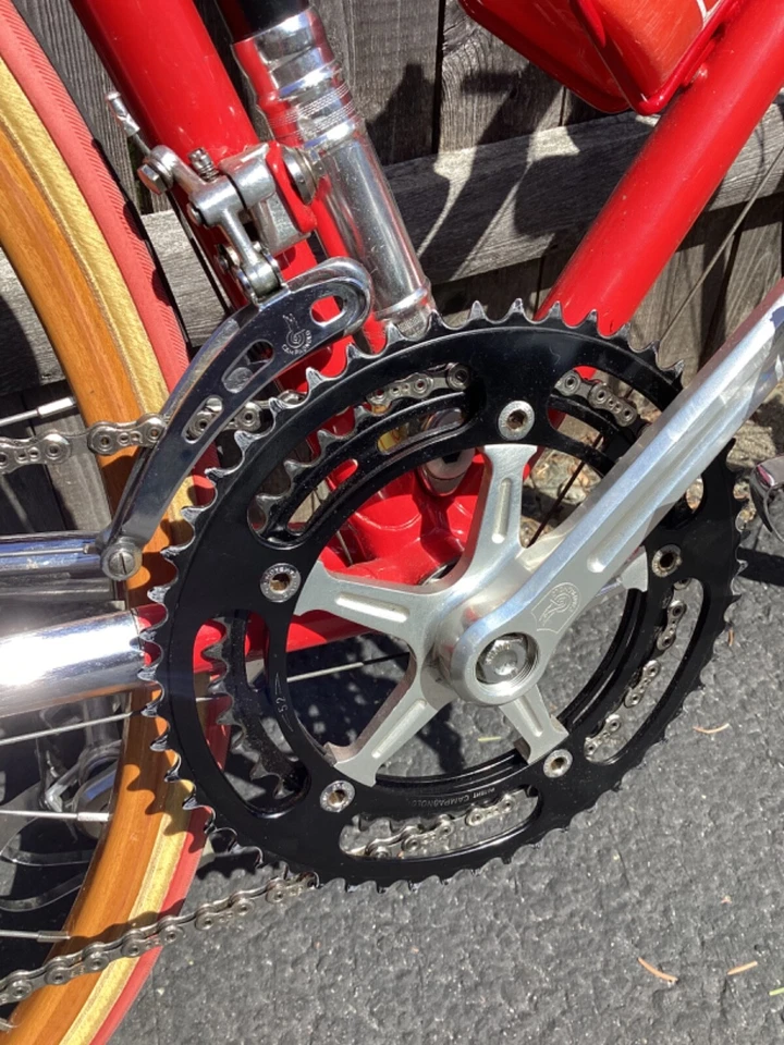 GRANDIS SLX CAMPAGNOLO SUPER RECORD HUBS WOOD RIMS 53 55 IDEALE (COLNAGO) — 第 4/4 张图片