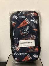 FOOTBALL TRAVEL WALLET PASSPORT HOLDER NFL BRONCOS RFID BLOCKER
