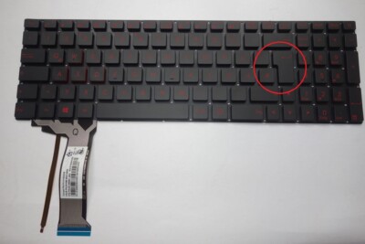 TECLADO ASUS ROG N751 / N751J / N751JK / N751JX NEGRO