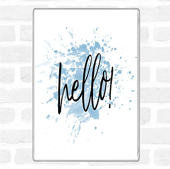 Hello Fancy Inspirational Quote Jumbo Fridge Magnet | eBay