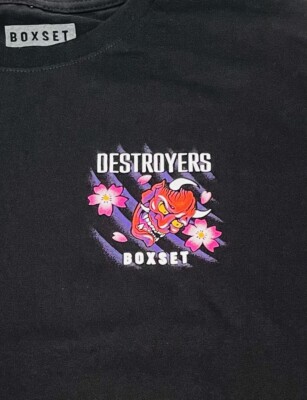 Destroyers Mens Medium Car Tokyo/Los Angeles Boxset Graphic Design