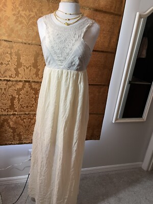 Flying Tomato Embroidered Lace Empire Tiered Maxi Dress BOHO Hippie M New NWT | eBay Flying Tomato Embroidered Lace Empire Tiered Maxi Dress BOHO Hippie M New NWT | eBay