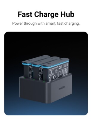 Original Insta360 X4 Fast Charge Hub - Efficient & Reliable Charging
