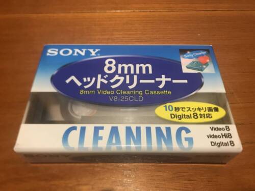 Sony V8-25CLD Video Head Cleaning cassette 8mm Audio Supplies Digital 8 - Afbeelding 1 van 3