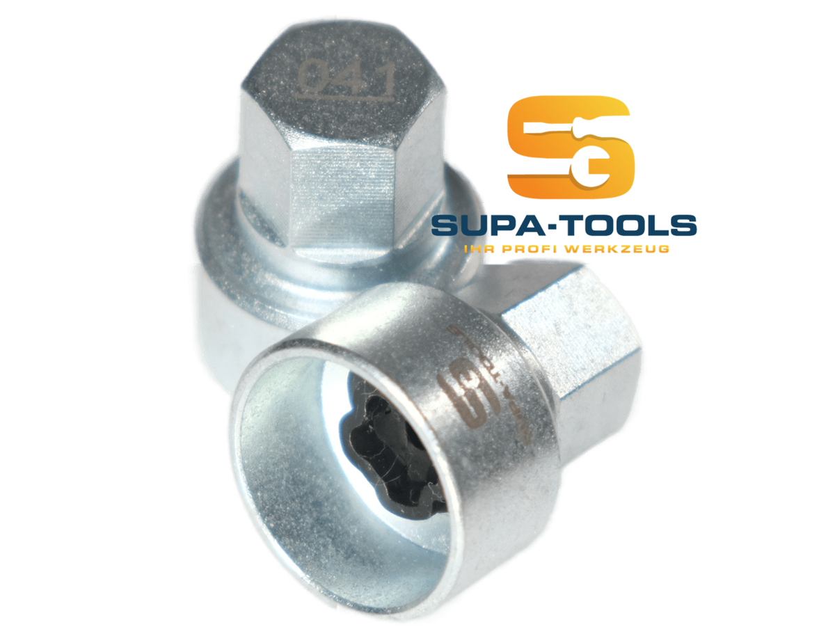 Radsicherung Adapter 12mm & Mini – Code 42, Radsicherung Mit Adapter & Schlüssel Felgenschloss Für BMW
