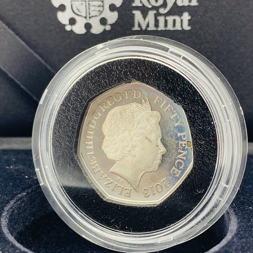 SCARCE 2013 ROYAL MINT SILVER PROOF BENJAMIN BRITTEN ANNIVERSARY 50P PENCE COIN - Picture 6 of 7