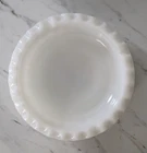Fenton Milk Glass Ashtray Nut Bowl Candy Trinket Dish 6 1/4"  Diameter