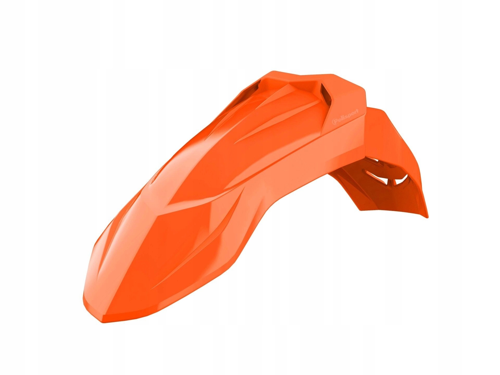 Aile avant universelle supermoto orange aérodynamique en plastique haute résistance