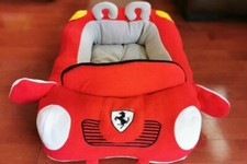 Dog Bed red Convertible Shaped New Thick Fluffy Car Medium To Small