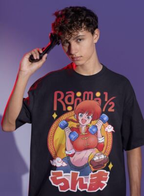 【アニメ】Ranma 1/2 Shampoo らんま ヴィンテージTシャツ Ranma 1/2 T-Shirt Shampoo Rumiko Takahashi Manga Anime T-shirt