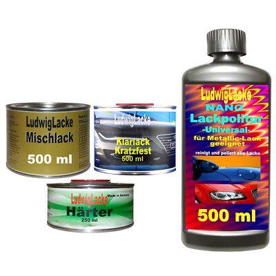 Monacoblau WA35 für BMW 1,25 Liter Set Autolack Ludwiglacke und Politur