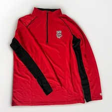 Wisconsin Badgers Women s M Red Quarter Zip Pullover Colosseum Athletics