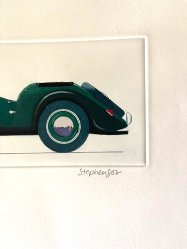 Original colored Plate Etching, 1956 Morgan 4/4 - Signed and Number - Mint - Picture 4 of 4