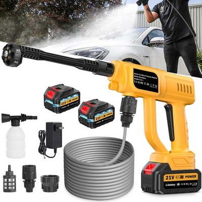 #ad Wireless High Pressure Car Washer Portable Car Wash Cleaner Machine Water Gun $58.63