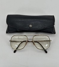 Vintage BerDel Sferoflex Desi Olivelite Eyeglasses 52-16-135 W/ Case