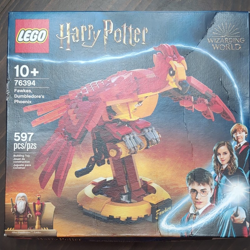 LEGO Harry Potter 76394 Fawkes Dumbledore's Phoenix Set 597 pcs 10+