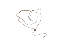 Baublebar Necklaces gold tone lariat layered fine chain ladies drops bar