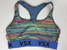 Victoria  s Secret VSX Racerback Sports Bra Multicolor Size M Unlined
