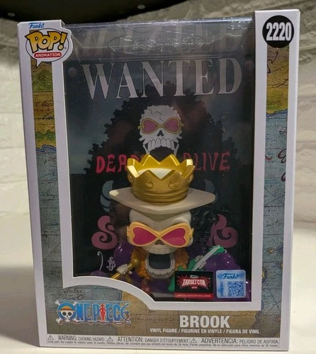 Funko Pop One Piece Wanted Poster Brook #2220 - TargetCon Exclusive - IN HAND 🔥
