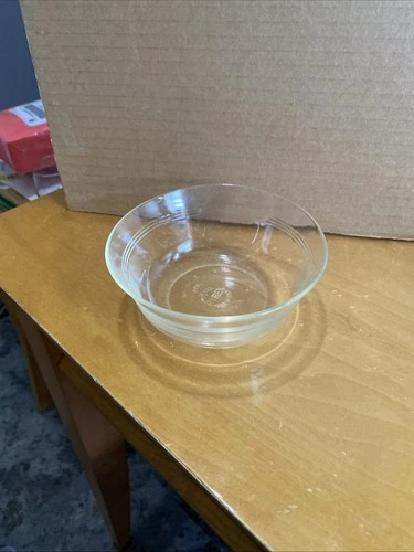 pyrex #465 clear glass, bowl, 1 pint