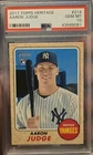 2017 Topps Heritage Aaron Judge Rookie PSA 10  GEM MT
