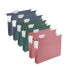 Y YOMA Letter Size - 6 Pack Extra Capacity Hanging File Folders Accordion Dec...