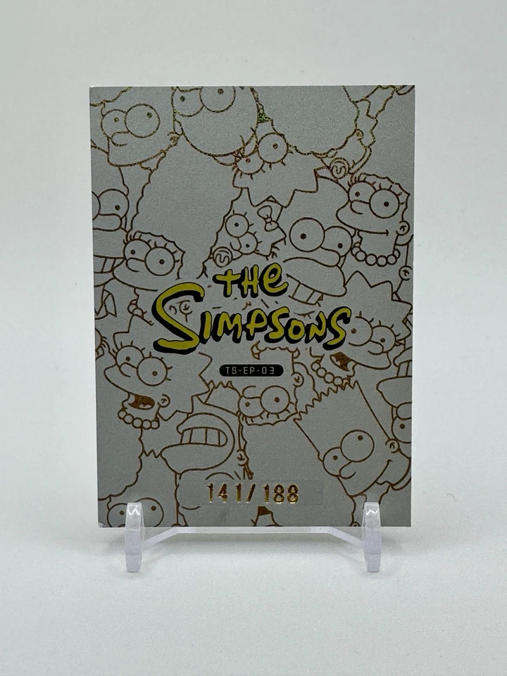 The Simpsons Homer Simpson /188 Holo Lenticular Fancy Cards TS-EP-03 - Image 2 of 2