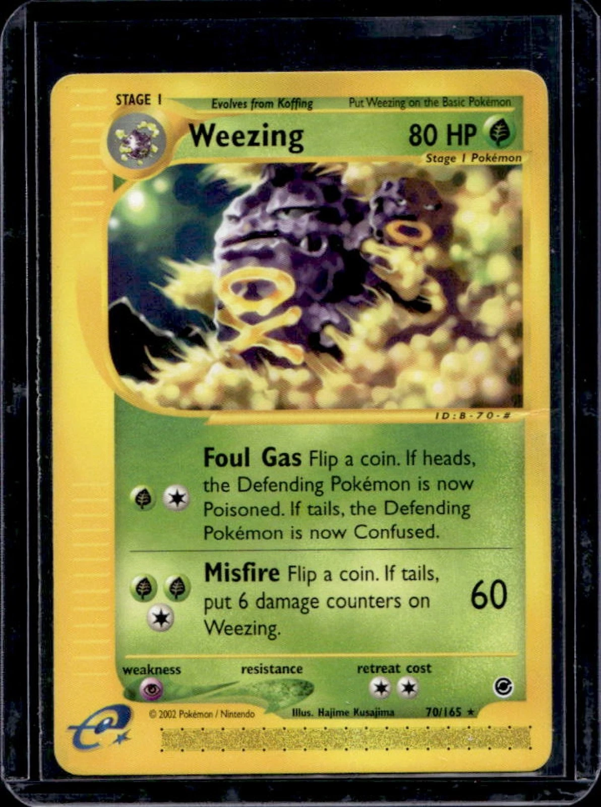 2002 Pokemon Expedition Weezing #70/165