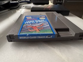 NES World Class Track Meet Authentic Nintendo 1988 Cartridge with sleeve