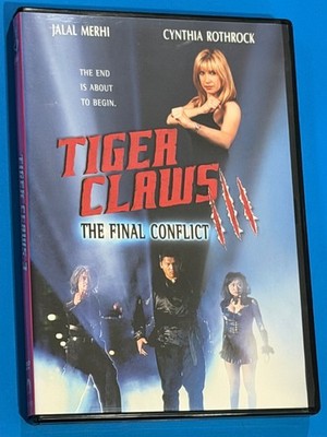Tiger Claws III: The Final Conflict (DVD, 2001)  B-Movie RARE