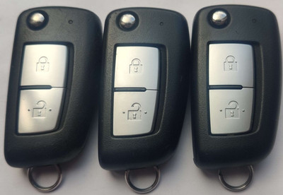 1x GENUINE USED FLIP KEY FOB for NISSAN QASHQAI PULSAR X-TRAIL PCF7961M 4A Chip!