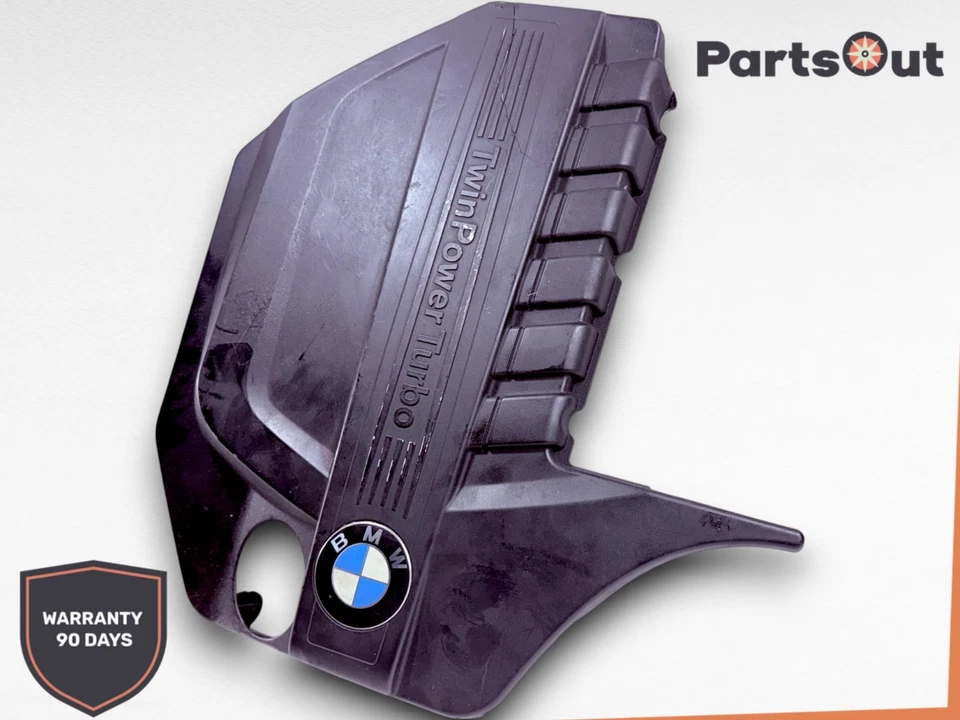 2010-2016 BMW 535i xDrive Engine Motor Cover Shield TwinPower Turbo 7607447 OEM - Image 3 of 4
