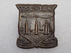 Vintage WW2 South African TSC / TDK Badge - 2 Lugs - Antique Original