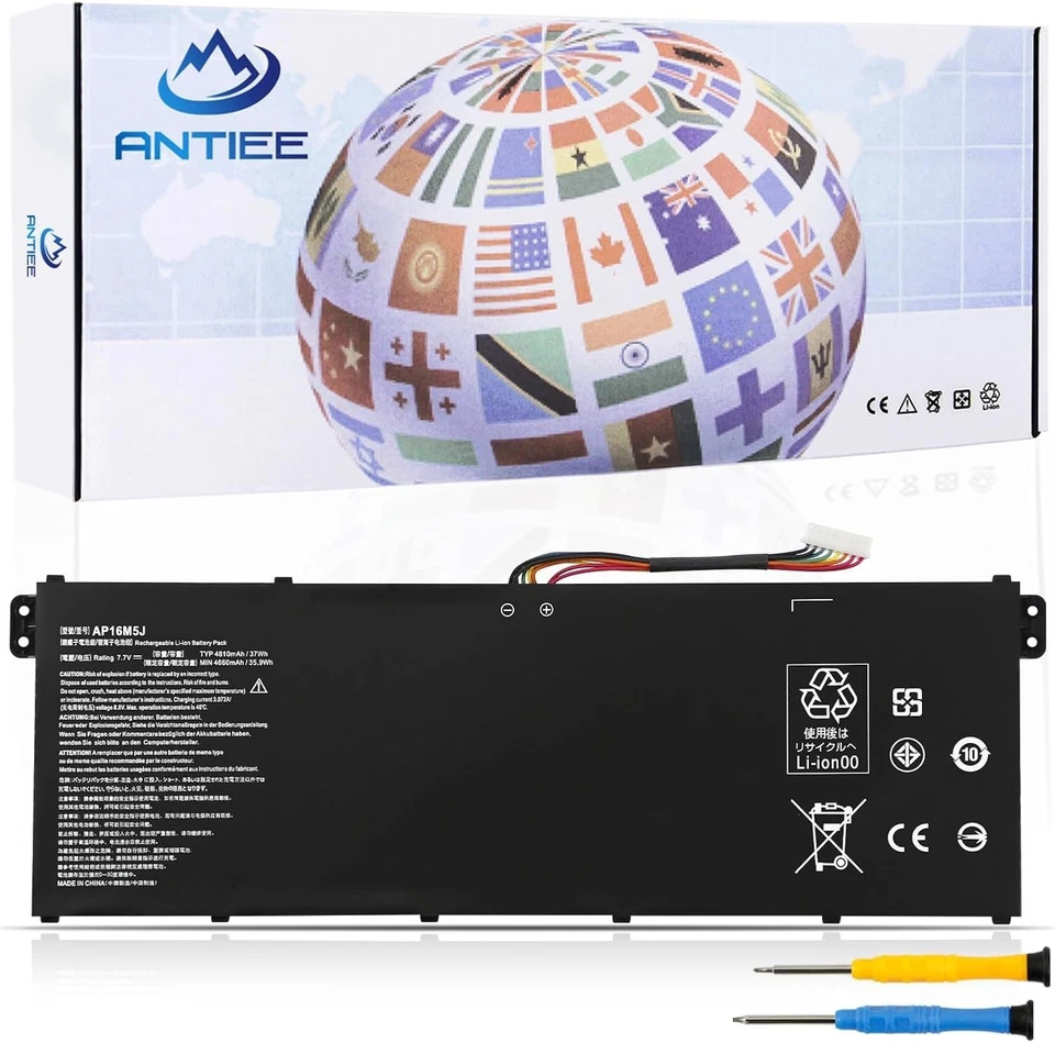 Batería confiable para computadora portátil Acer Aspire - 4810 mAh, certificada UL/CE/FCC para seguridad Foto 3 de 4