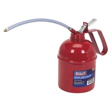 Sealey 1000ml Thumb-Operated Lever Metal Oil Can With Flexible Spout - TP1000