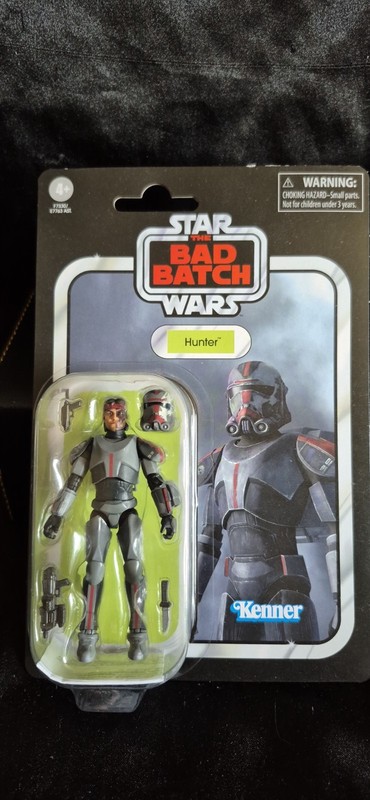 Kenner Star Wars The Bad Batch Vintage Collection Hunter Action Figure 2023