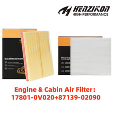 Engine & Cabin Air Filter for 2008-2016 Lexus LS600H 5.0L -OE Spec & Direct Fit