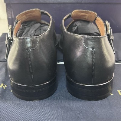 Ralph Lauren Purple Label Fisherman Burnished Sandal Black  display picture 1