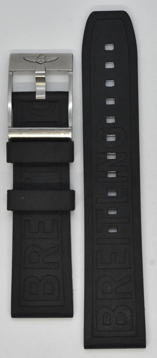新品未使用　ブライトリング　22-20mm  ダイバープロ ラバーベルト Breitling 22mm Rubber Wristwatch Bands for sale | eBay
