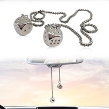 Valentine's Day Gift Metal Dice Rear View Mirror Pendant Car Mirror Decor