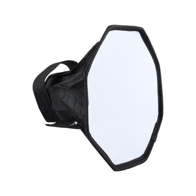 Octagon Flash Diffuser Softbox Foldable Flash Reflector for DSLR Camera 20cm