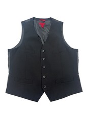 Alfani Men's Slim Fit Black Suit Vest Size M
