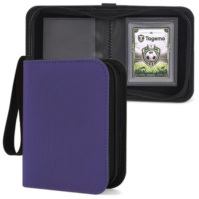 Mini 3x4 Top Loader Trading Card Binder Album with Rigid Protector and Pages